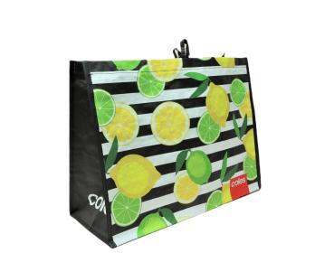 Preview: Coles black and white PP Woven Tragetasche Preview: Coles black and white PP Woven Tragetasche